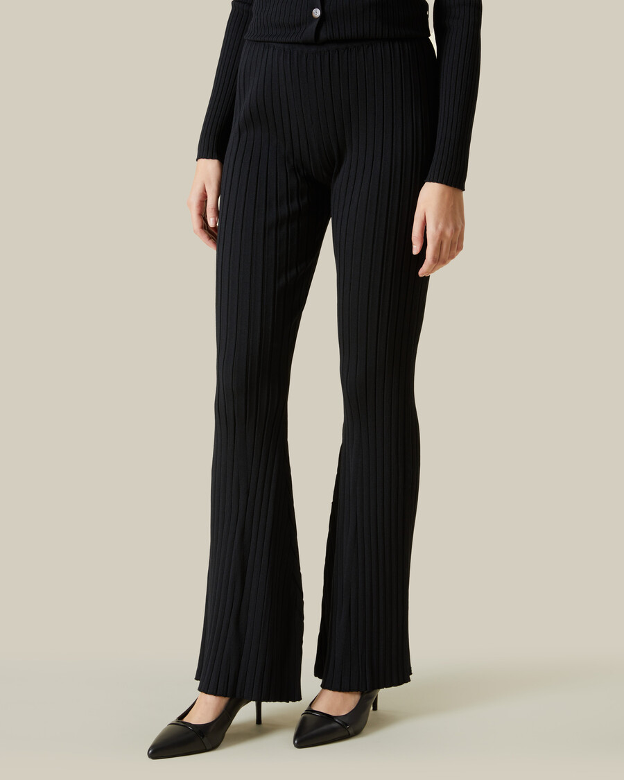 gerippte bootcut-hose