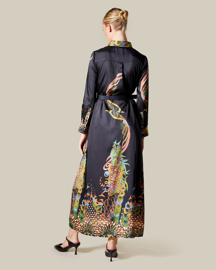 fantastisches bedrucktes hemdkleid