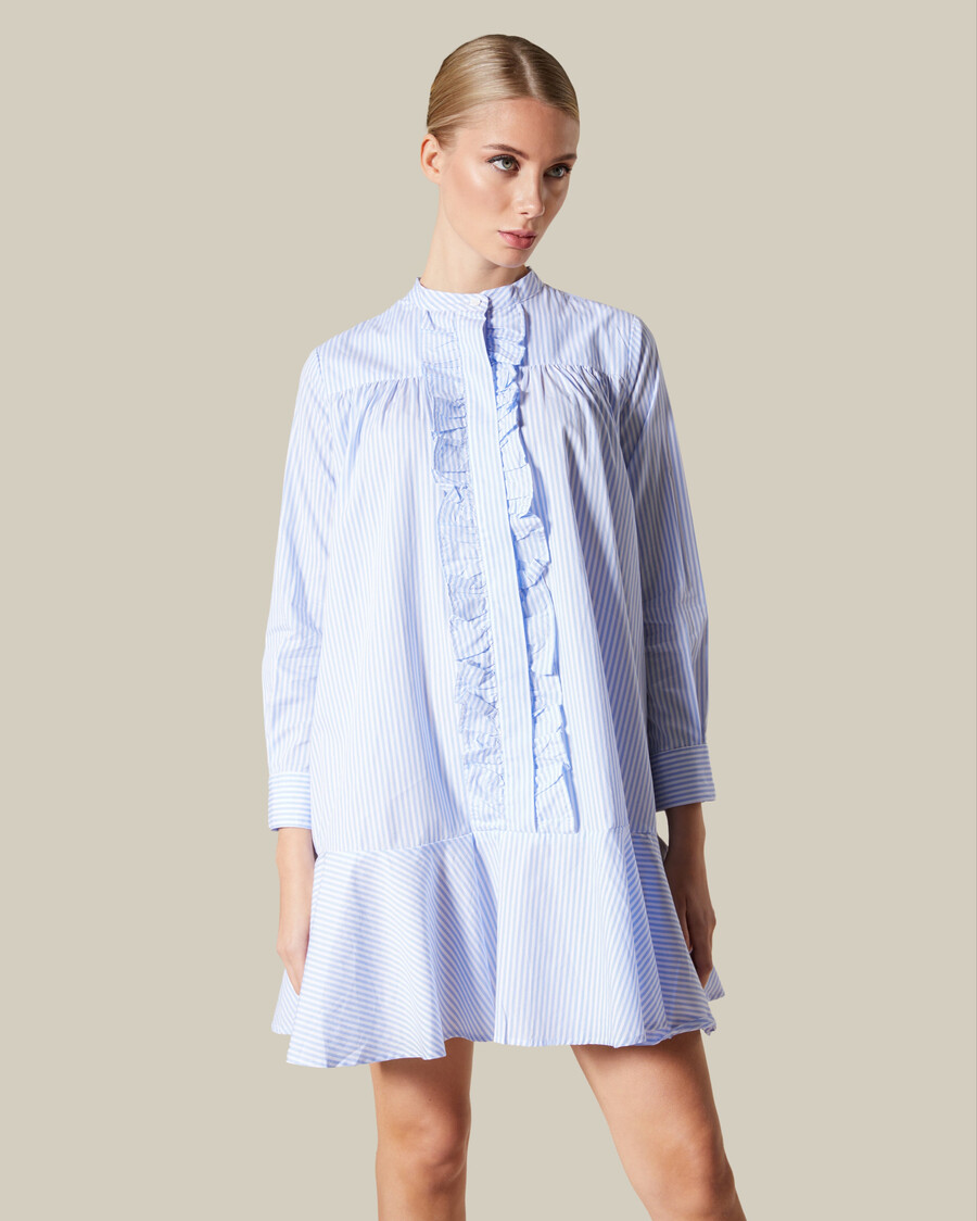 gestreiftes zeltkleid