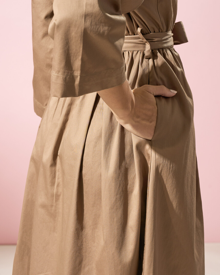 maxikleid mit gürtel