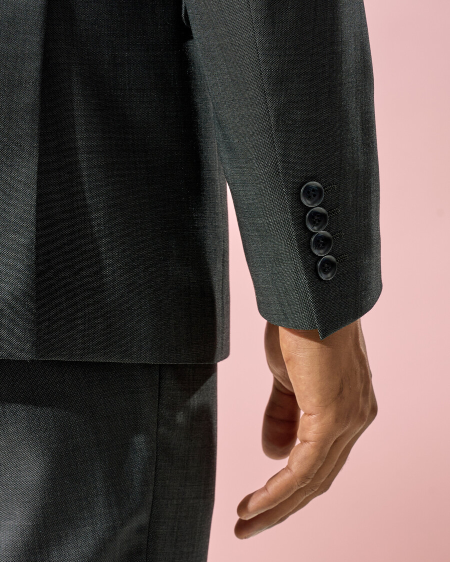 grauer slim-fit-anzug